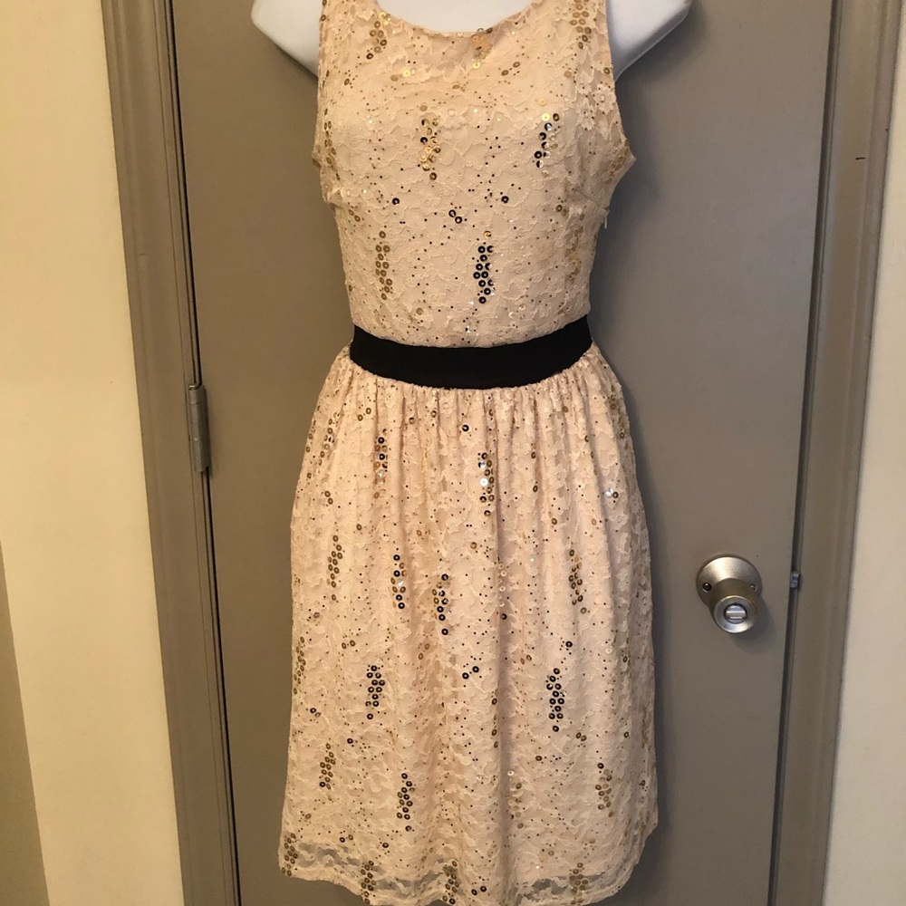 ModCloth Champagne Bubbles dress